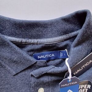 Nautica soft touch super soft Navy polo new with tag